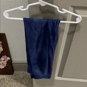 Navy space dye leggings